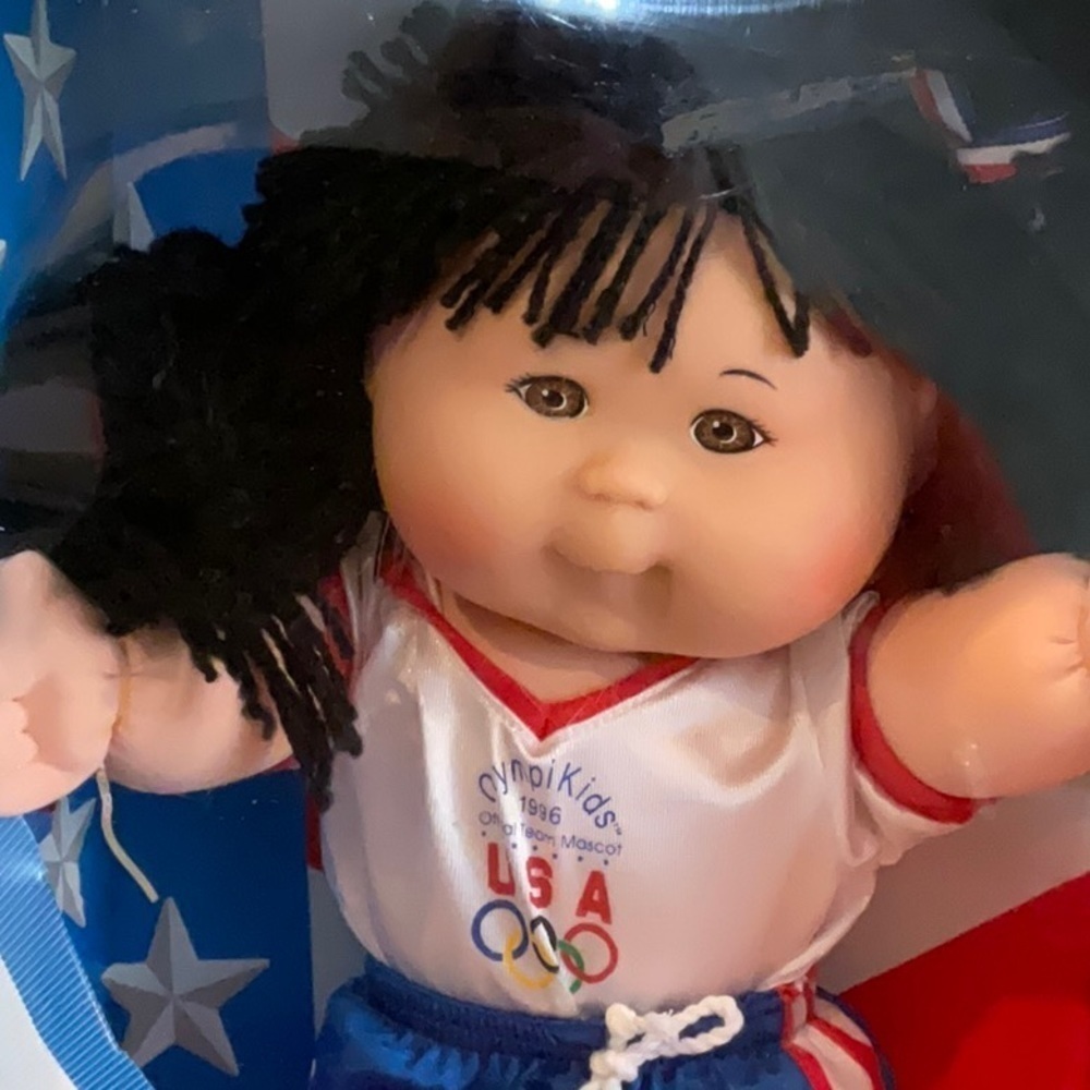 1996 Cabbage Patch Kids OlympiKids Soccer Ellie Skye - Picture 2 of 13
